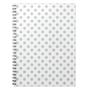 Change Grey Polka Dots Any Colour Click Customise Notebook
