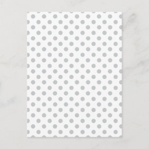Change Grey Polka Dots Any Colour Click Customise Postcard