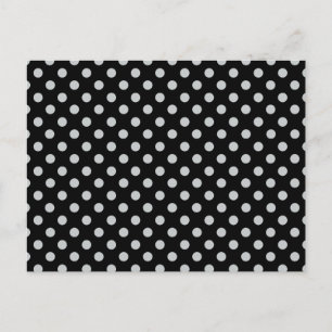 Change Grey Polka Dots Any Colour Click Customise Postcard