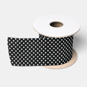 Change Grey Polka Dots Any Colour Click Customise Satin Ribbon