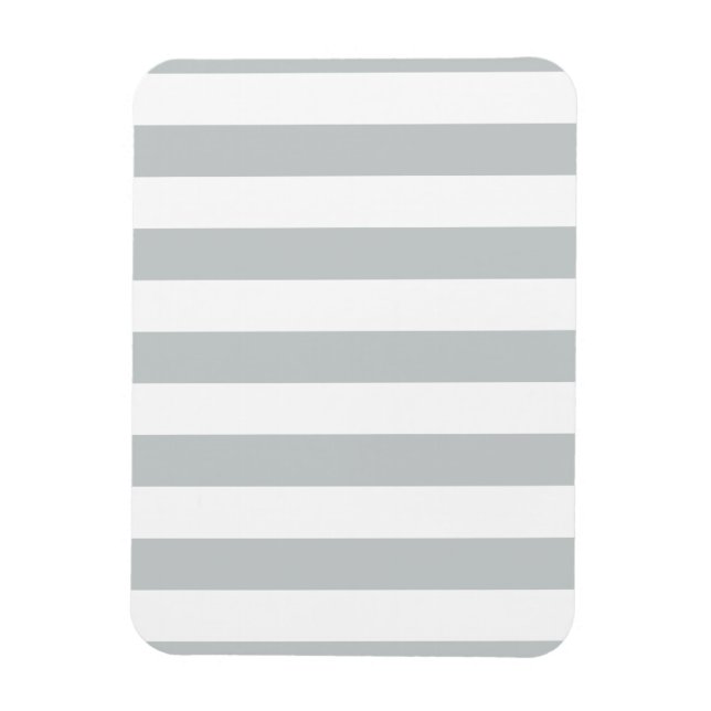 Change Grey Stripes to  Any Color Click Customize Magnet (Vertical)