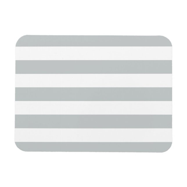 Change Grey Stripes to  Any Color Click Customize Magnet (Horizontal)