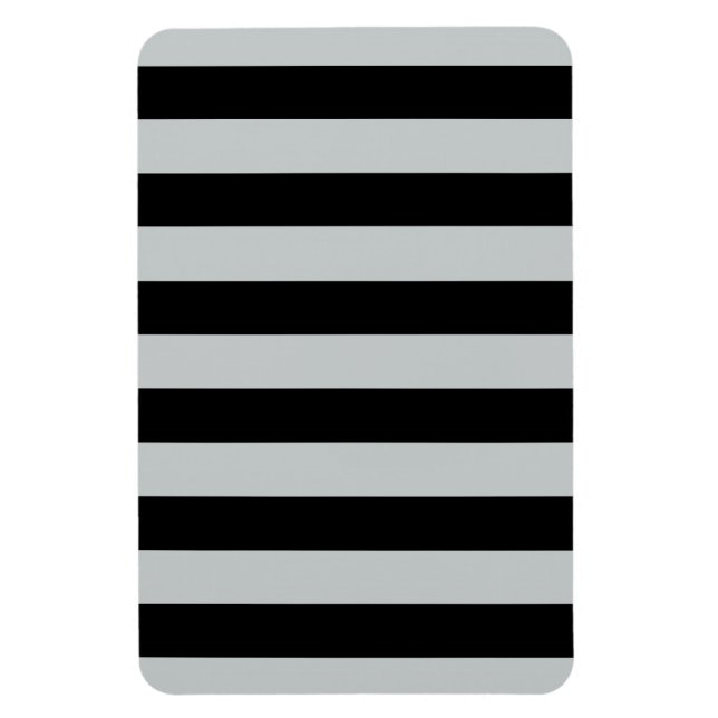 Change Grey Stripes to  Any Color Click Customize Magnet (Vertical)