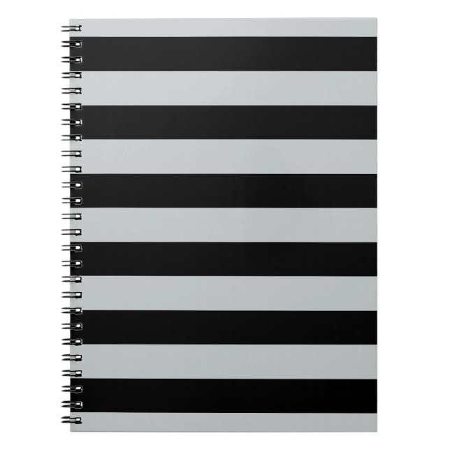 Change Grey Stripes to  Any Color Click Customize Notebook (Front)