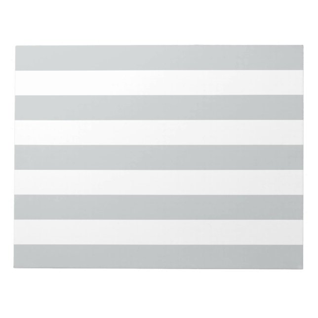 Change Grey Stripes to  Any Color Click Customize Notepad (Front)