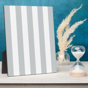 Change Grey Stripes to  Any Color Click Customize Plaque