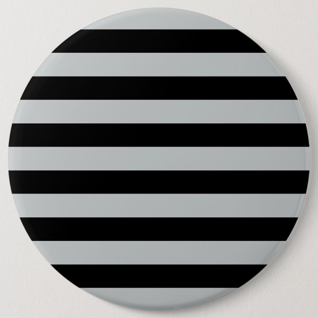 Change Grey Stripes to  Any Colour Click Customise 6 Cm Round Badge (Front)