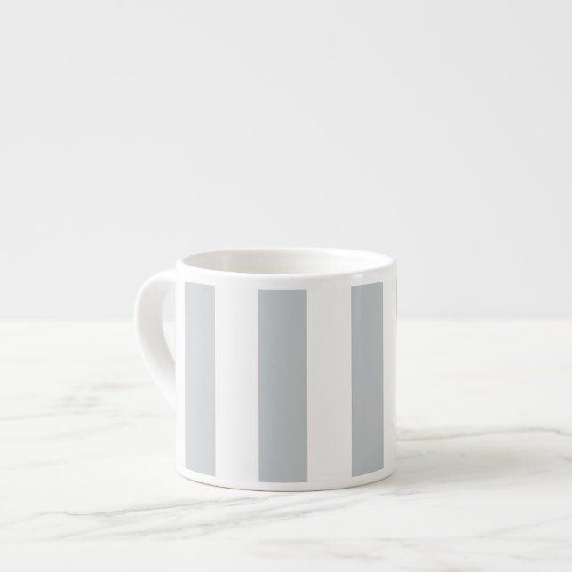 Change Grey Stripes to  Any Colour Click Customise Espresso Cup (Front Left)