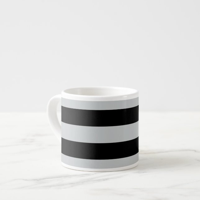 Change Grey Stripes to  Any Colour Click Customise Espresso Cup (Front Left)