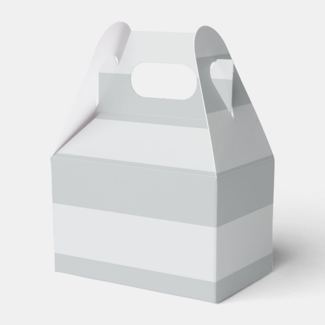 Change Grey Stripes to  Any Colour Click Customise Favour Box (Front Side)