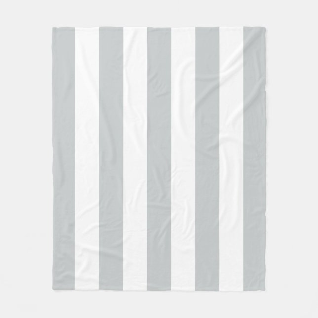Change Grey Stripes to  Any Colour Click Customise Fleece Blanket (Front)