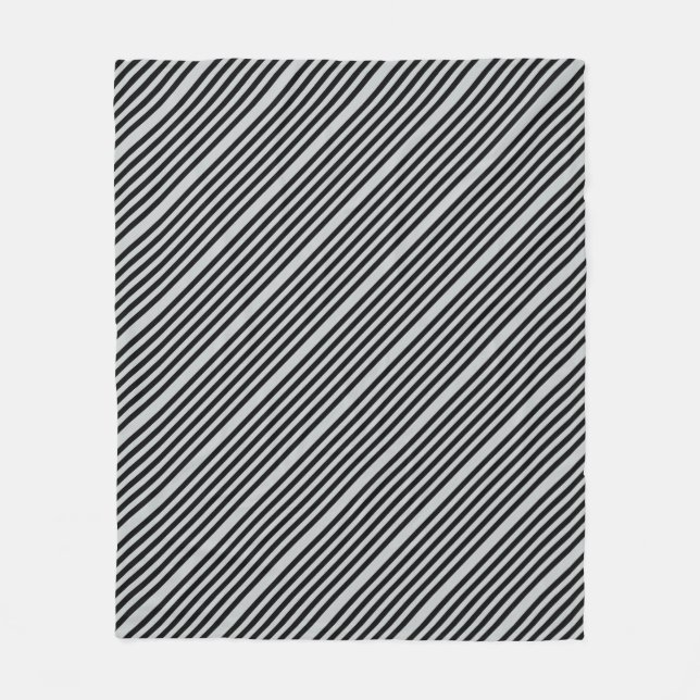 Change Grey Stripes to  Any Colour Click Customise Fleece Blanket (Front)