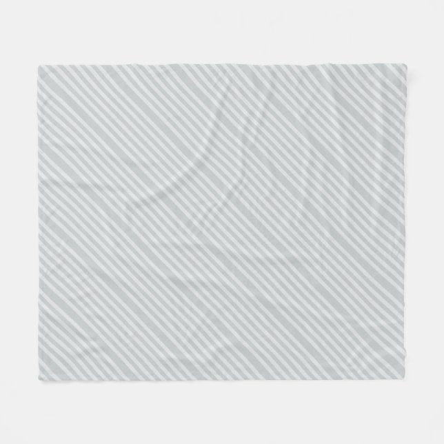 Change Grey Stripes to  Any Colour Click Customise Fleece Blanket (Front (Horizontal))