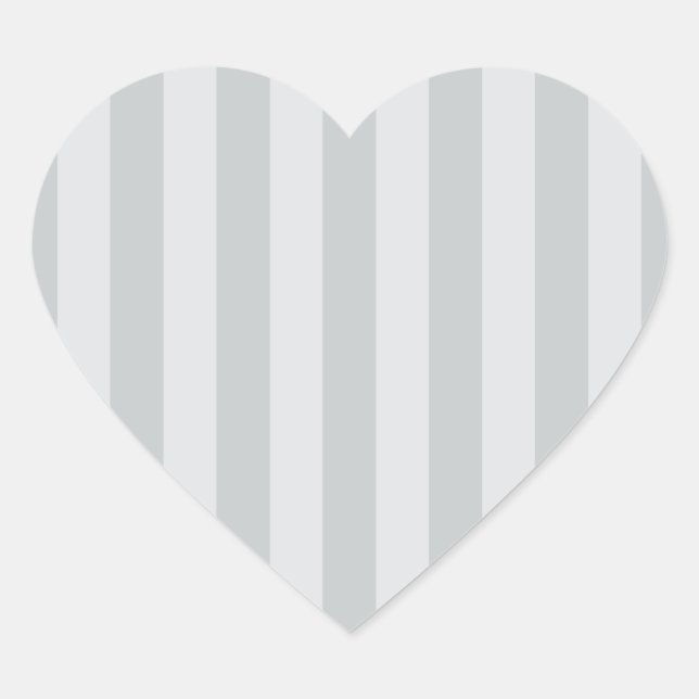 Change Grey Stripes to  Any Colour Click Customise Heart Sticker (Front)