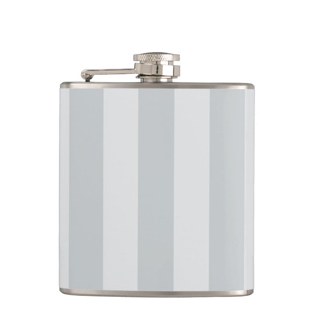Change Grey Stripes to  Any Colour Click Customise Hip Flask (Front)