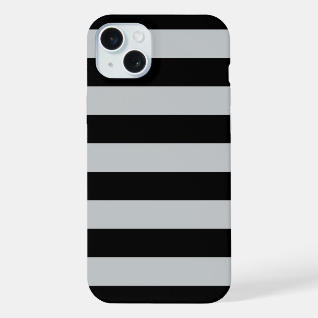 Change Grey Stripes to  Any Colour Click Customise iPhone Case (Back)