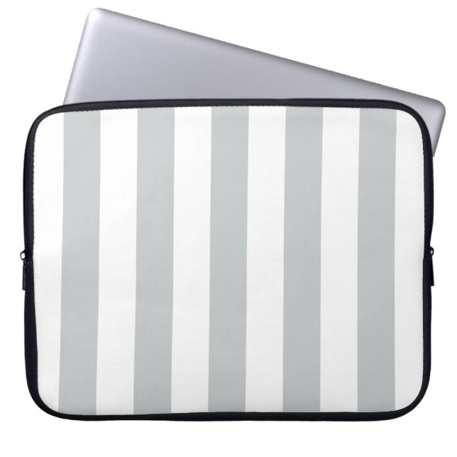 Change Grey Stripes to  Any Colour Click Customise Laptop Sleeve (Front)