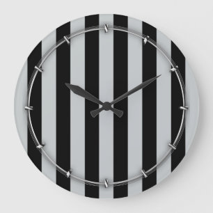 Change Grey Stripes to  Any Colour Click Customise Large Clock