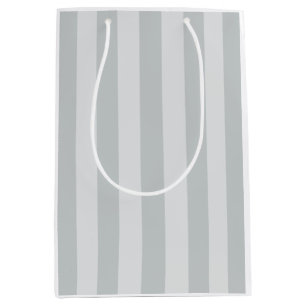 Change Grey Stripes to  Any Colour Click Customise Medium Gift Bag