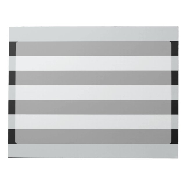 Change Grey Stripes to  Any Colour Click Customise Notepad (Front)