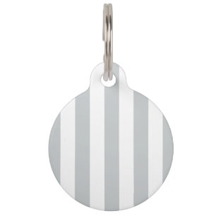 Change Grey Stripes to  Any Colour Click Customise Pet Tag