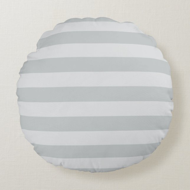 Change Grey Stripes to  Any Colour Click Customise Round Cushion (Front)