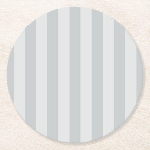 Change Grey Stripes to  Any Colour Click Customise Round Paper Coaster