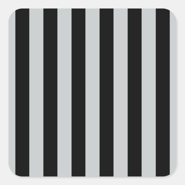 Change Grey Stripes to  Any Colour Click Customise Square Sticker (Front)