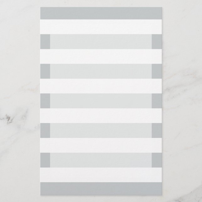Change Grey Stripes to  Any Colour Click Customise Stationery (Front)