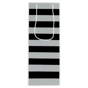 Change Grey Stripes to  Any Colour Click Customise Wine Gift Bag