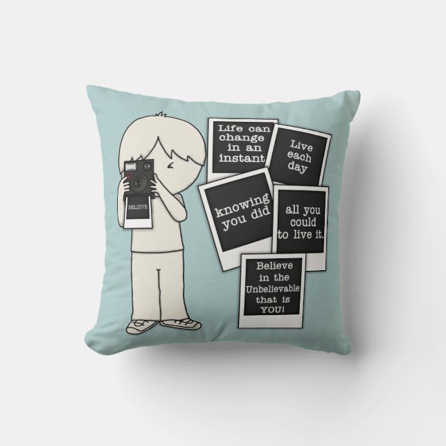 Change in an Instant Cushion (Front)