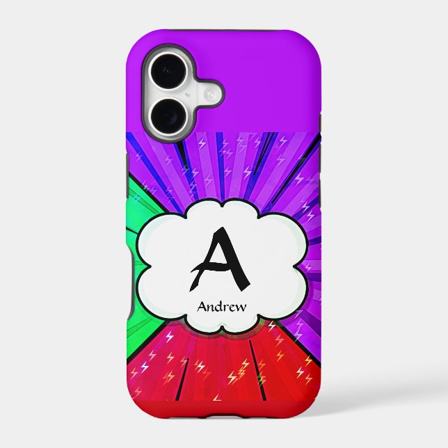 Change Initial, Add (delete) Name, Pop Art Cloud  (Back)