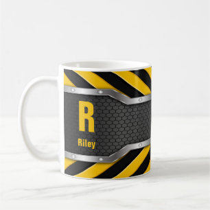 Change Initial Add Name O P Q R S T Safe Yellow Coffee Mug