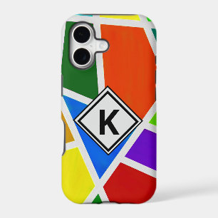 Change Initial, Geometric Art Colours Triangles