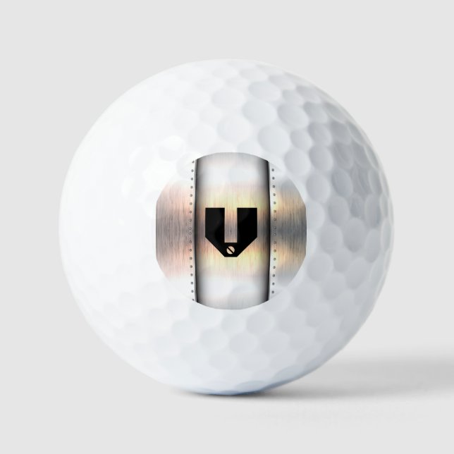 Change Initial,  Metal Strips                      Golf Balls (Front)