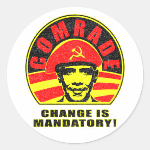 Change is Mandatory Classic Round Sticker