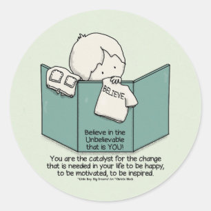 Change It! Classic Round Sticker