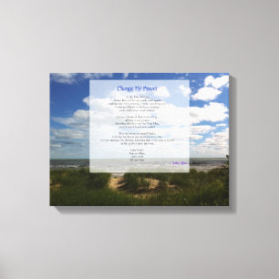 Change Me Prayer  - Trust Canvas Print