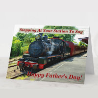 Change Name Edit Text Steam Train Father's Day    