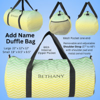 Change Name, Green Yellow Lemon Abstract Zig Zag