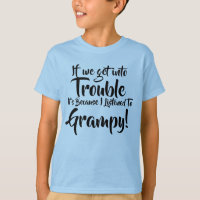 Change Name Text If we get in Trouble Grandfather