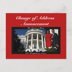 Change of Address Annoucement Announcement Postcard