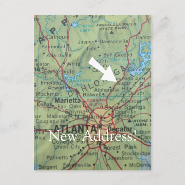 Change of address card (Front)