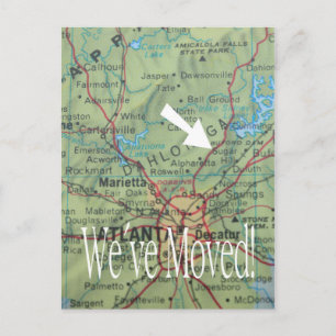 Change of address card