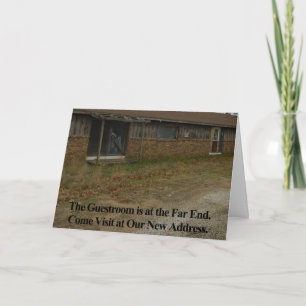 Change of Address Card: Guestroom Announcement