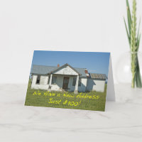 Change of Address Card: Just $900
