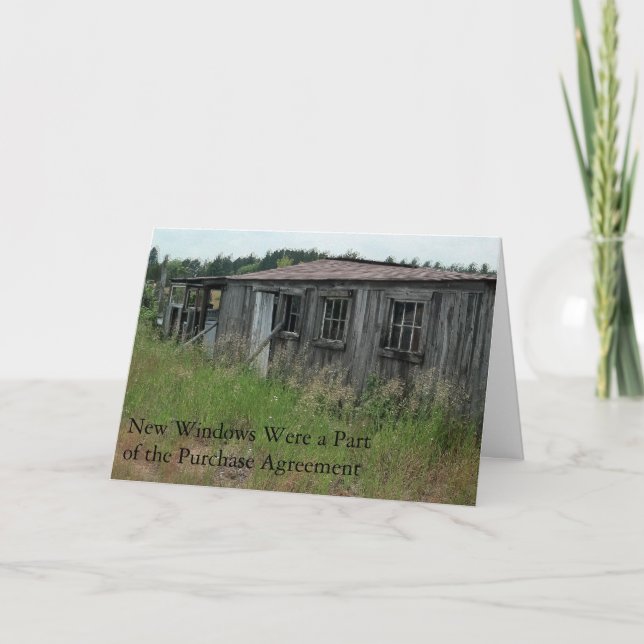 Change of Address Card: New Windows Announcement (Front)