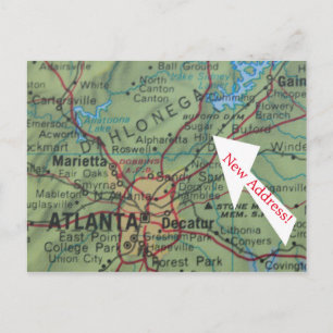 Change of address card Sugar Hill