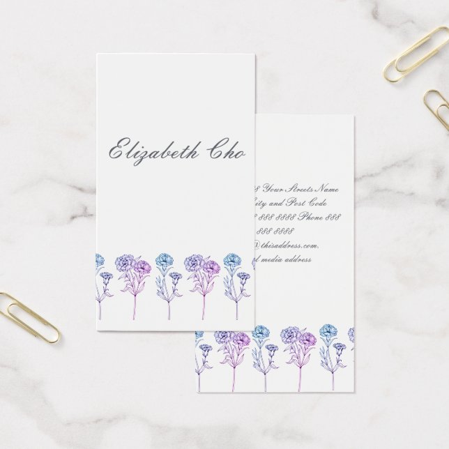 Change of Address - Carnations (Office)