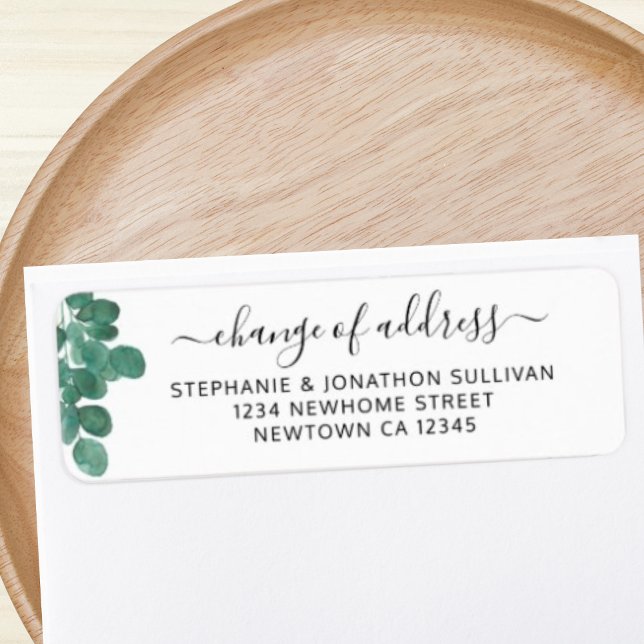 Change Of Address Eucalyptus Return Address  (Creator Uploaded)